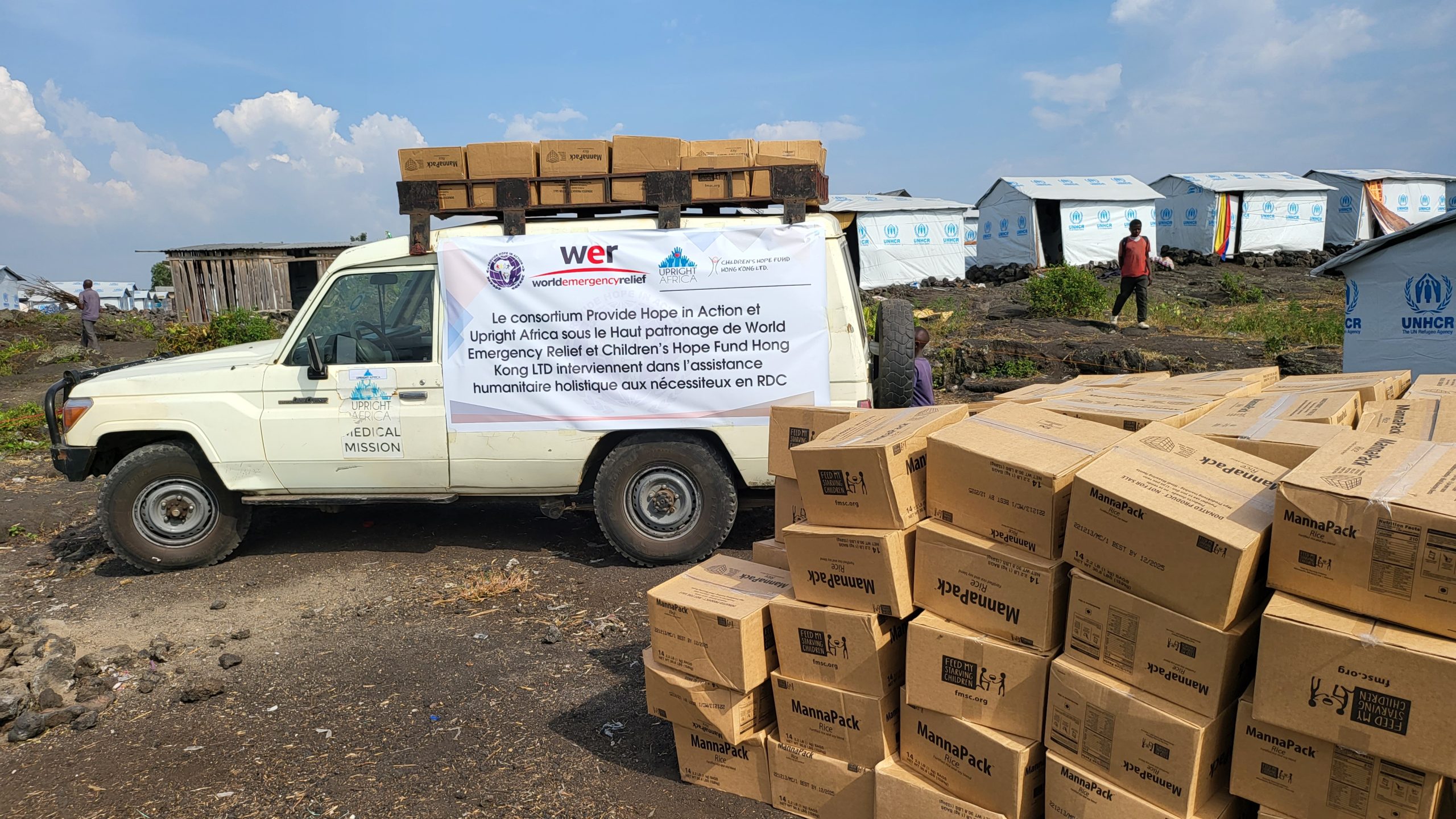 Lire la suite à propos de l’article Le consortium World Emergency Relief, Children’s Hope Fund Hong Kong LTD, Upright Africa et Provide Hope in Action a initié différentes actions en faveur des personnes vulnérables se trouvant dans différents camps des déplacés en vue de contribuer à leur résilience.